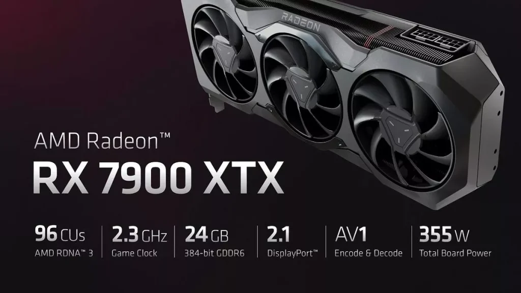 کارت گرافیک AMD Radeon  RX 7900 XTX