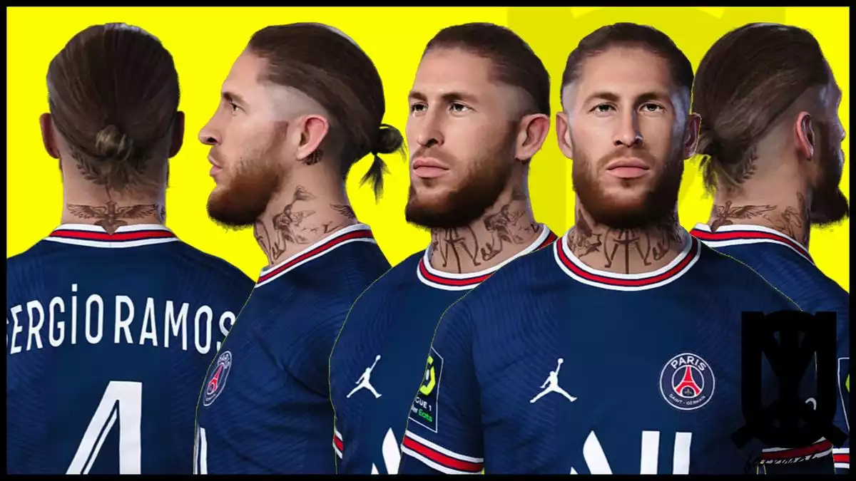 چهره راموس پاری سن ژرمن در بازی pes 2021