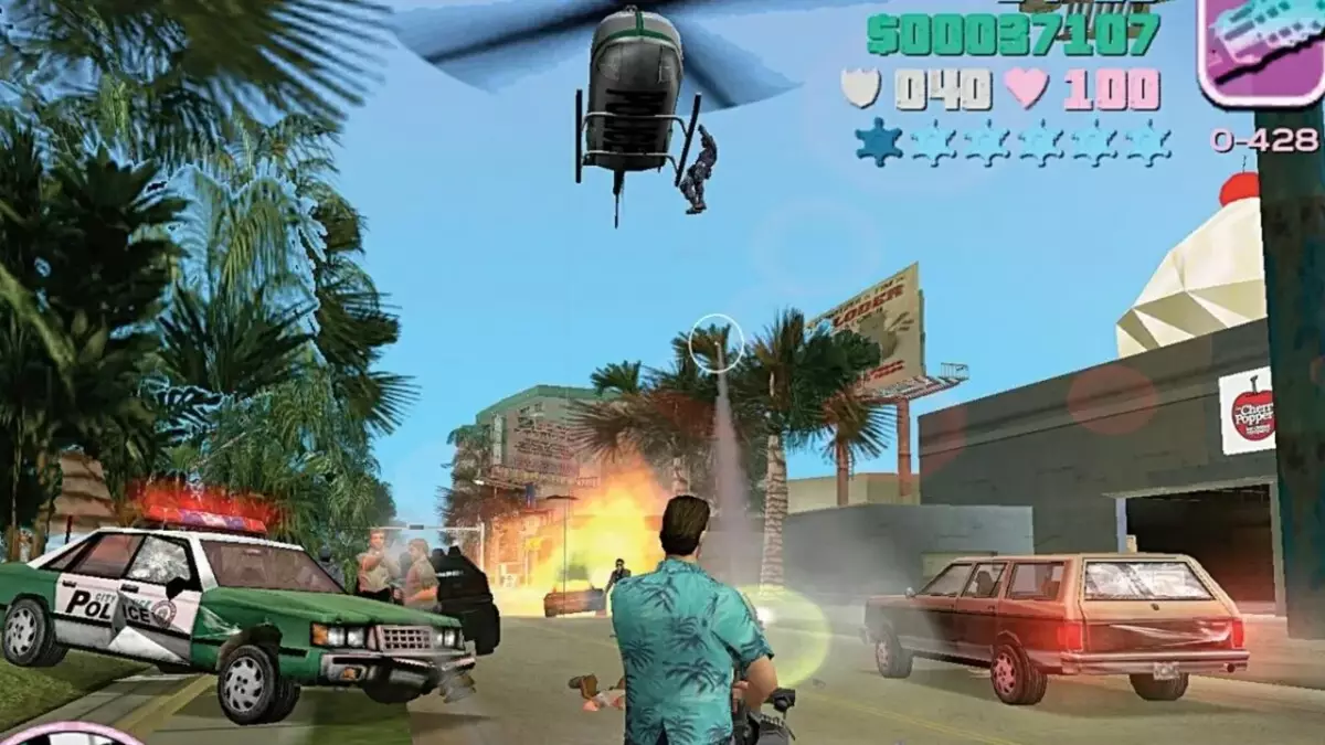 بازی جی تی ای 2002 (GT A: Vice City)