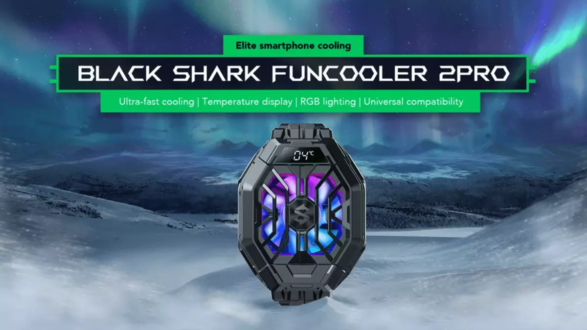 کولر یا خنک کننده موبایل برای بازی (Black Shark Fun Cooler 2Pro)