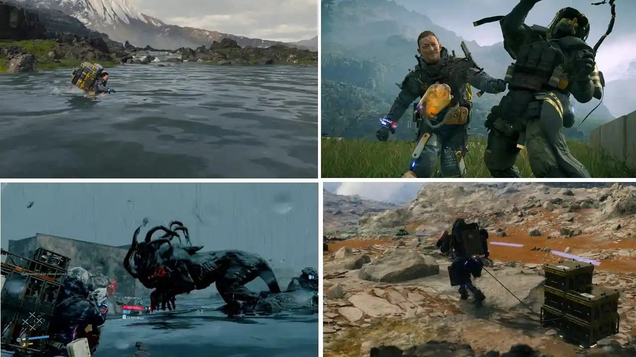 بخش های مختلف بازی دث استرندینگ- death stranding